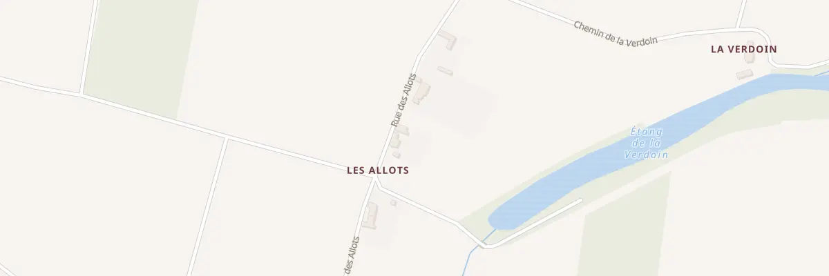 Plan du 1545 Rue des Allots à Sandillon