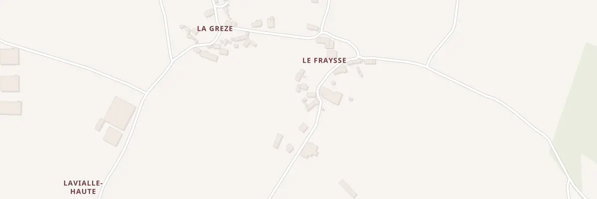 Plan du 15 Le Fraysse à Sexcles