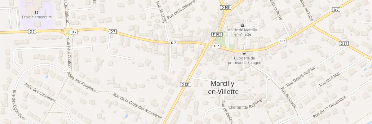 Plan du 56 Rue de Sologne à Marcilly-en-Villette
