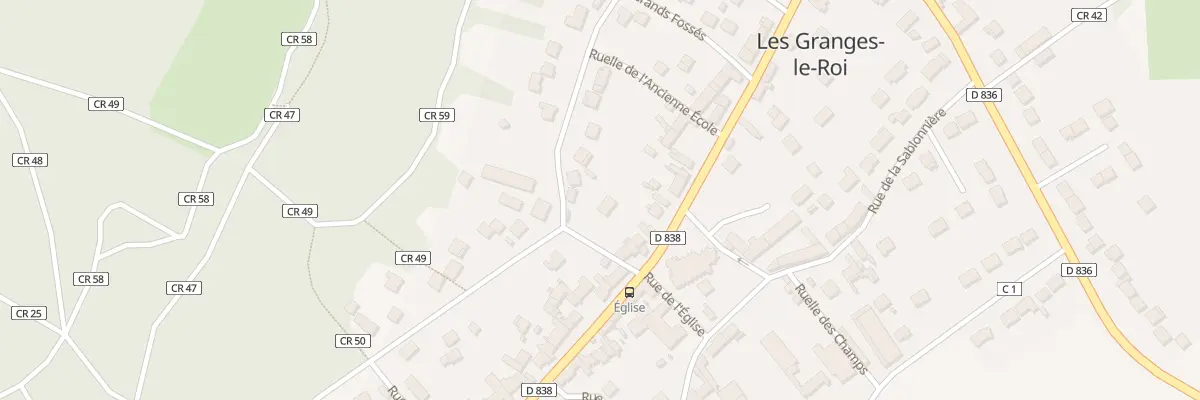 Plan du 40 Rue d’Angerville aux Granges-le-Roi