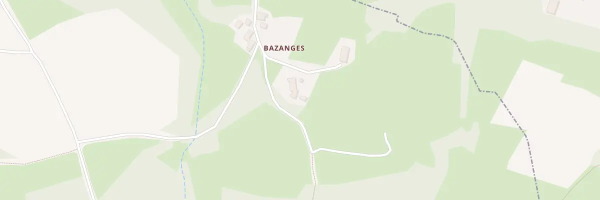 Plan du 6 Bazange à Roches
