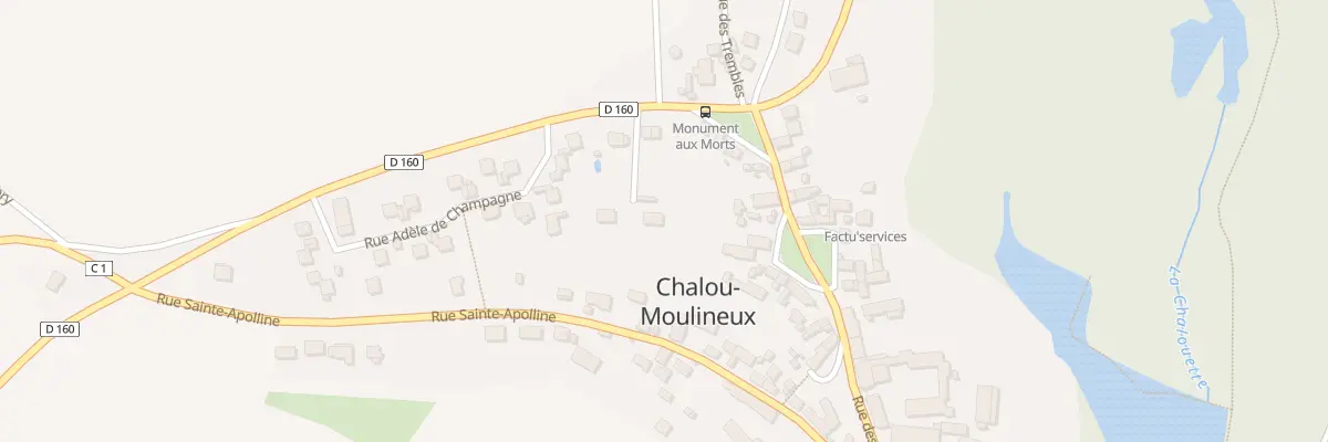 Plan du 3 Rue de Chardonnet à Chalou-Moulineux