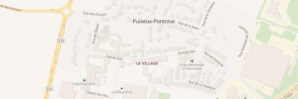 Plan du 35 Gr Grande Rue à Puiseux-Pontoise
