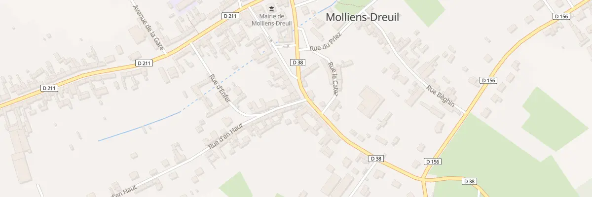 Plan du 2 Rue d’En Haut à Molliens-Dreuil