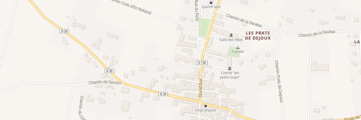 Plan du 3 Imp du Calcat à Espezel
