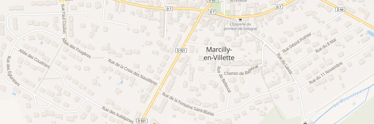 Plan du 139 Rue de Sologne à Marcilly-en-Villette