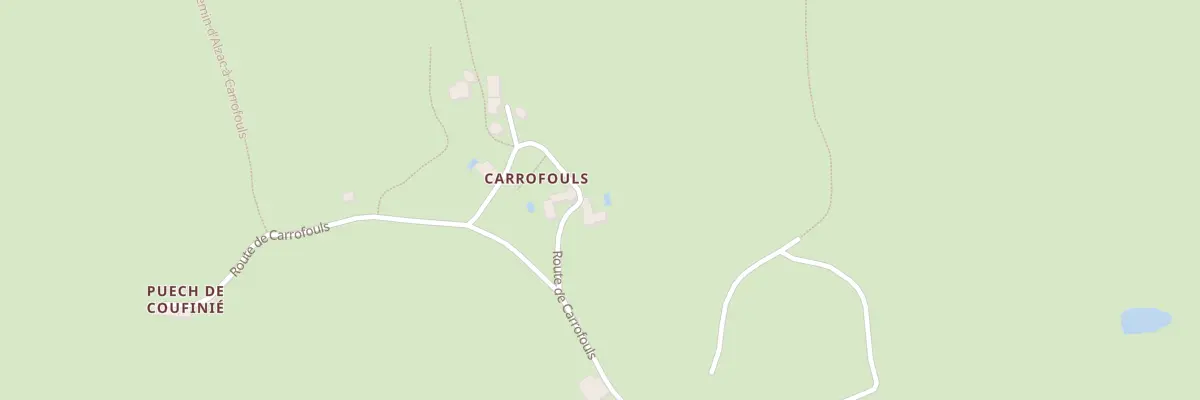 Plan du 600 Rte de Carrofouls à Sousceyrac-en-Quercy