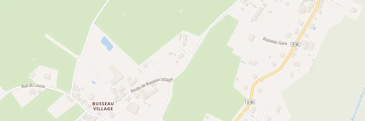 Plan du 22 Rte de Busseau Village à Ahun