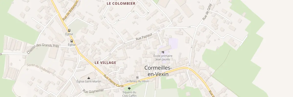 Plan du 36 Rue Pasteur à Cormeilles-en-Vexin