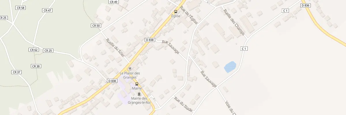 Plan du 38 Rue de la Sablonnière aux Granges-le-Roi
