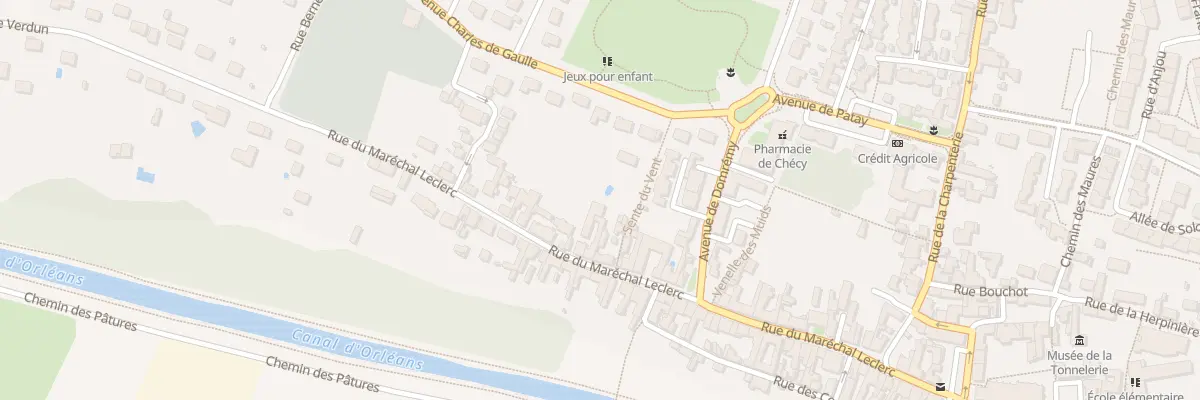 Plan du 58 Rue du Maréchal Leclerc à Chécy