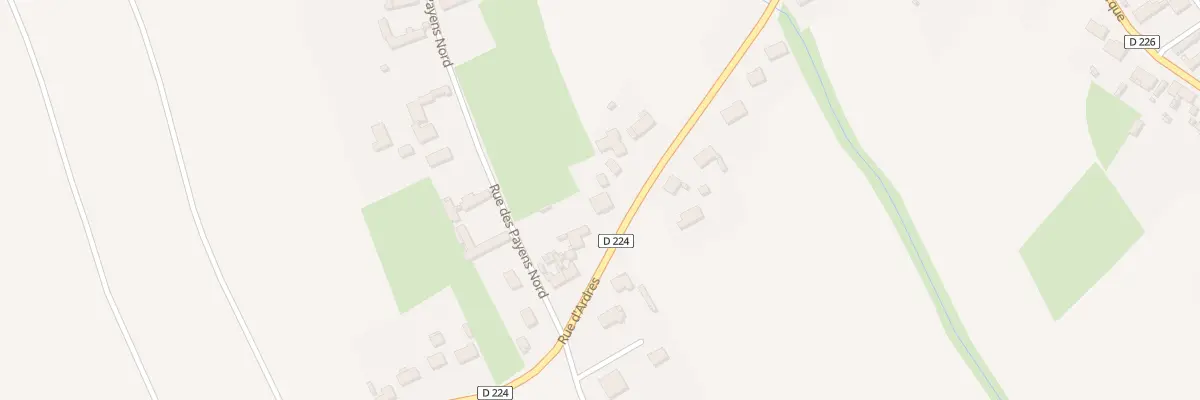 Plan du 34 Rue d’Ardres à Nortkerque