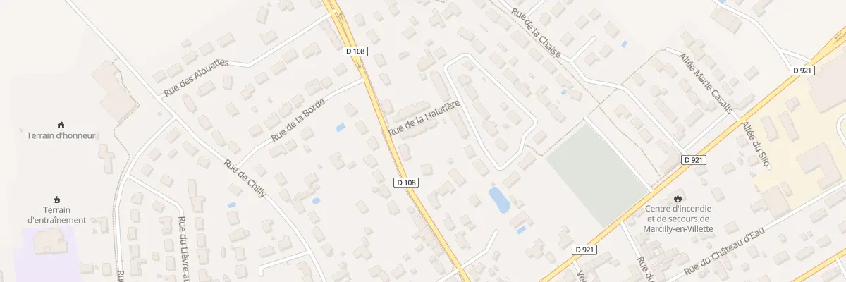 Plan du 24 Rue de la Haletière à Marcilly-en-Villette