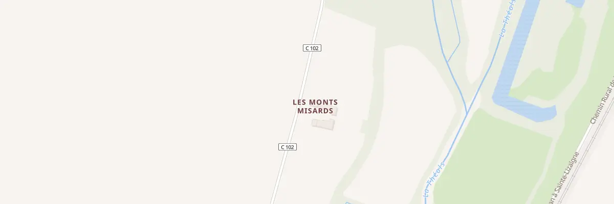 Plan du 5227 Les Monts Misards à Sainte-Lizaigne