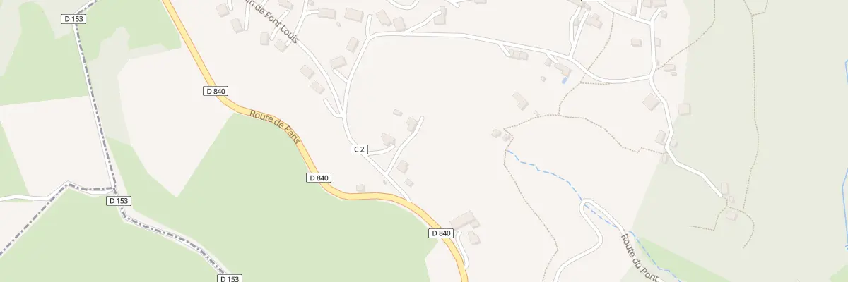 Plan du 30 Rte de Murat à Planioles