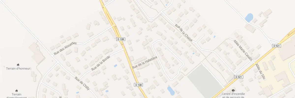 Plan du 464 Rue de la Haletière à Marcilly-en-Villette