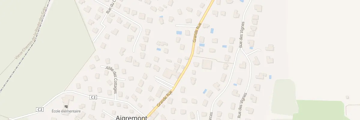 Plan du 20 Gr Grande Rue à Aigremont