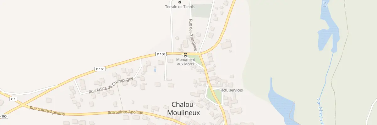 Plan du 2 Pl Saint-aignan à Chalou-Moulineux