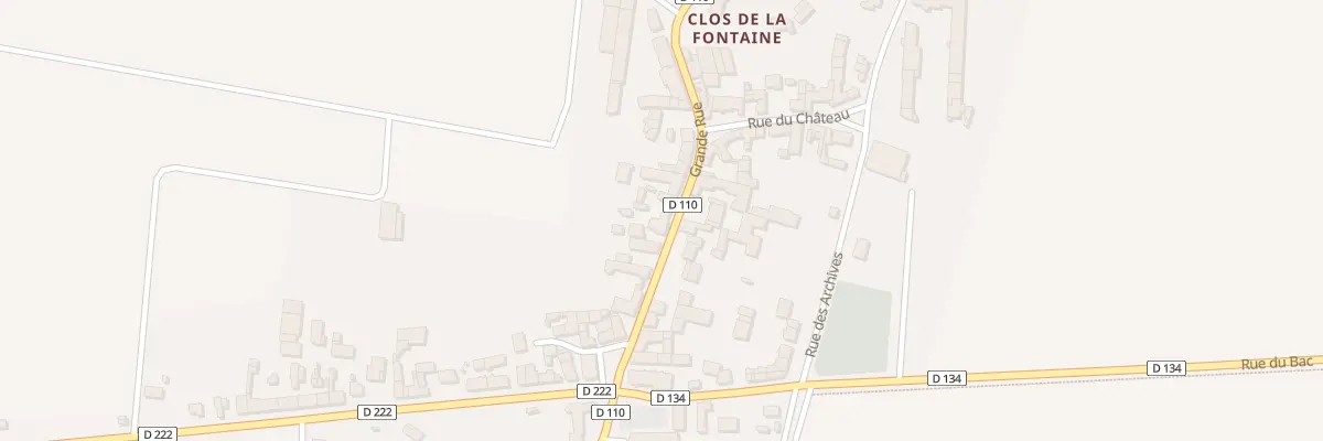 Plan du 9 Gr Grande Rue à Outarville