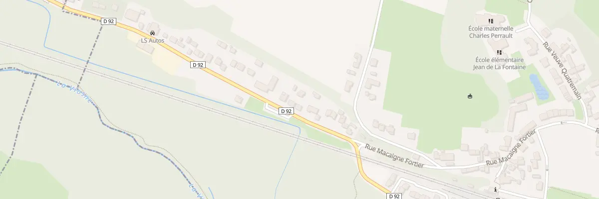 Plan du 12 Rue Victor Hugo à Boissy-l’Aillerie