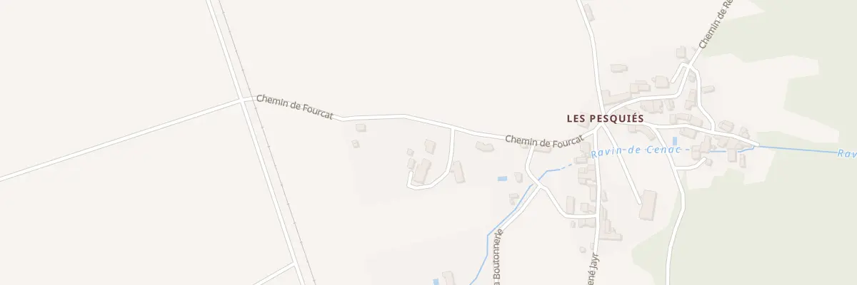Plan du 195 Che du Fourcat à Villefranche-de-Rouergue