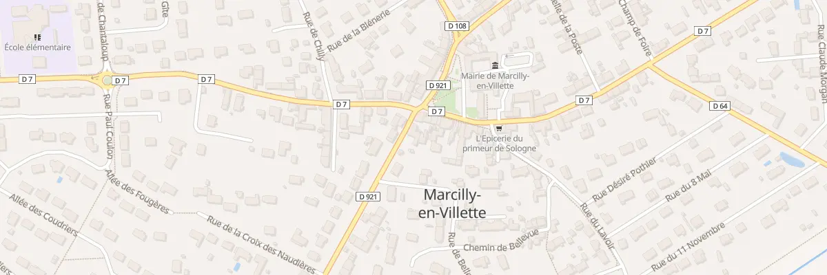 Plan du 19 Rue de Sologne à Marcilly-en-Villette