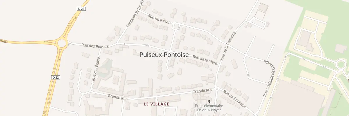 Plan du 11 Rue de la Mare à Puiseux-Pontoise