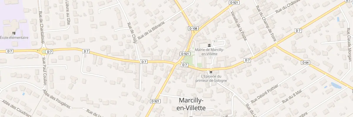 Plan du 160 Pl de l’Eglise à Marcilly-en-Villette
