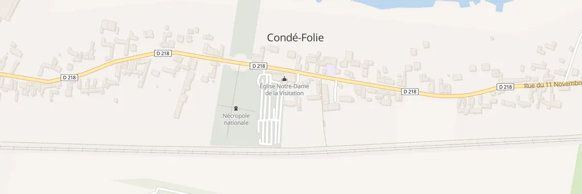 Plan du 62 Rue du 22e Rmve à Condé-Folie