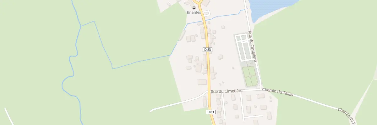 Plan du 22 Rue de la Poste à Briantes