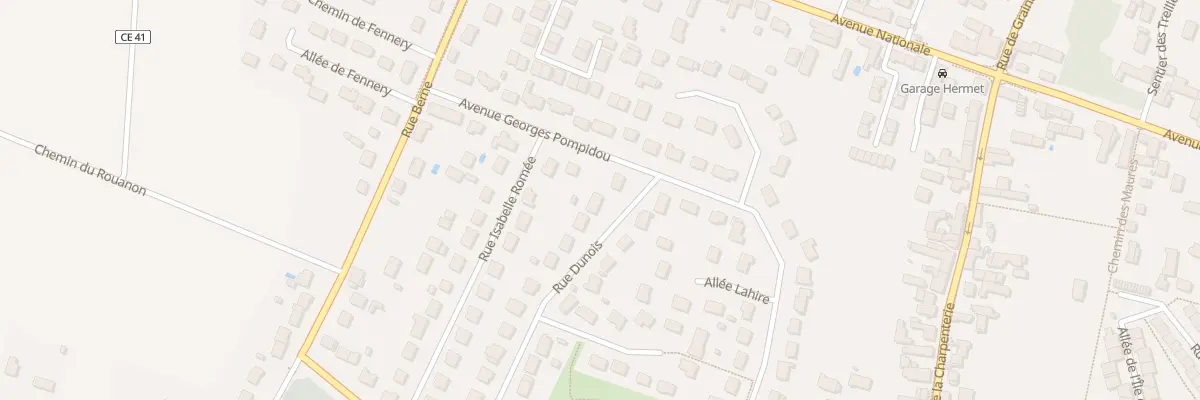 Plan du 23 Rue Dunois à Chécy