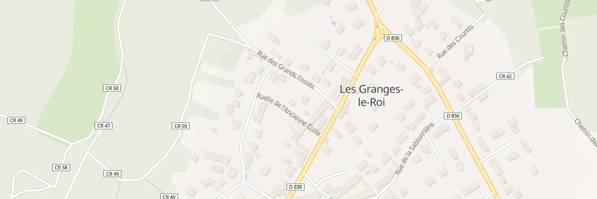 Plan du 22 Rue d’Angerville aux Granges-le-Roi