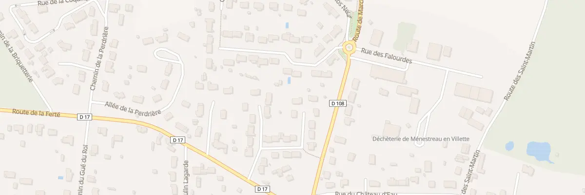 Plan du 175 All des Chênes à Ménestreau-en-Villette
