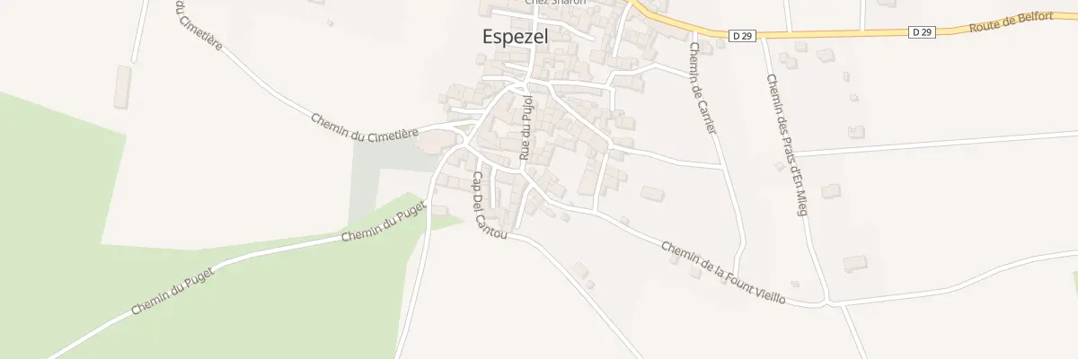 Plan du 9 Ptte Cap Del Cantou à Espezel