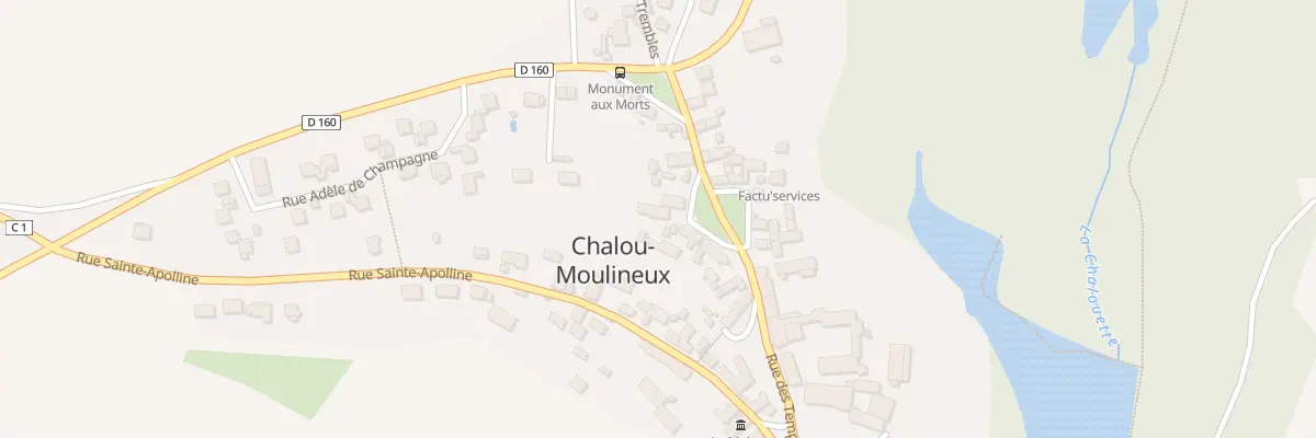 Plan du 6 Pl du Jeu de Paume à Chalou-Moulineux