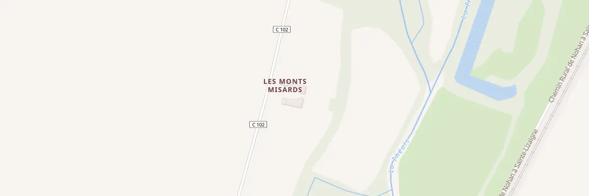Plan du 5226 Les Monts Misards à Sainte-Lizaigne