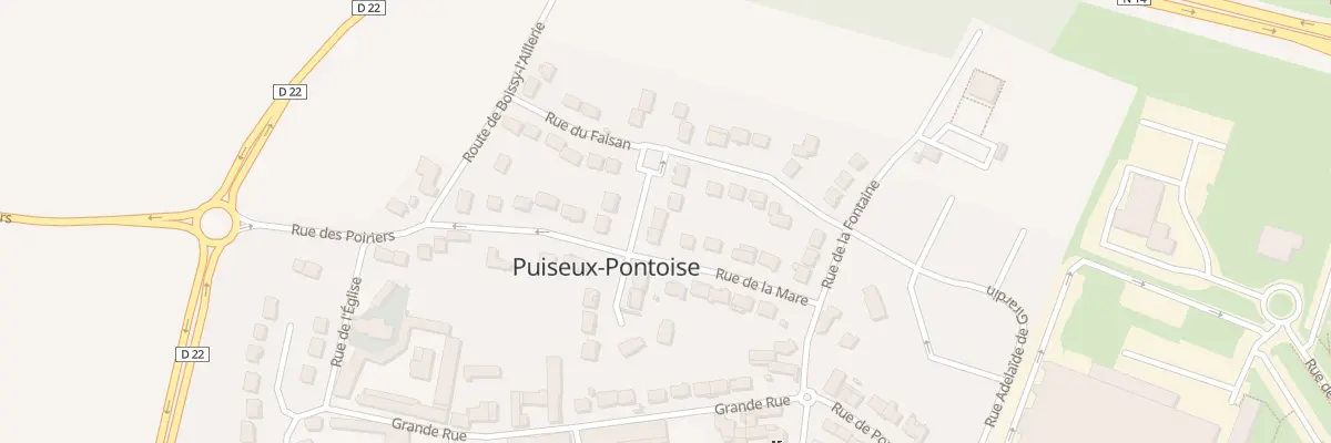 Plan du 4 Rue du Hérisson à Puiseux-Pontoise