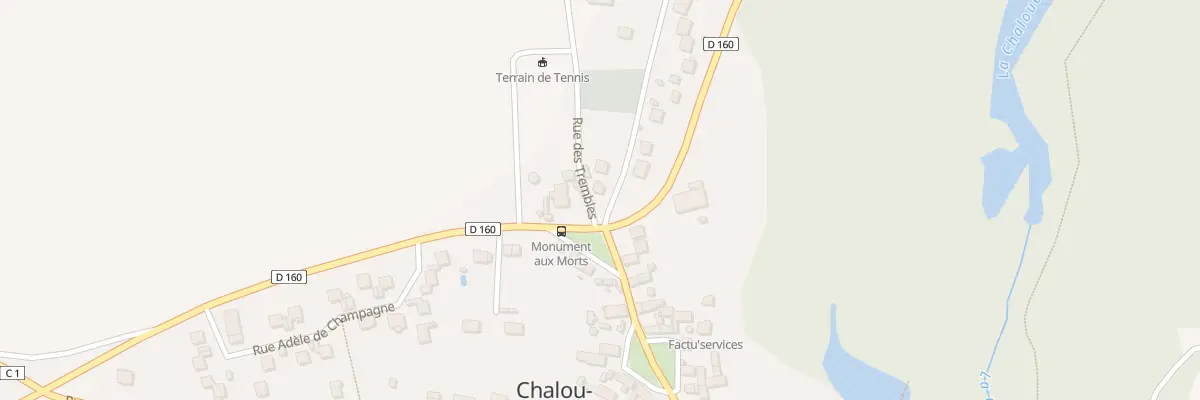Plan du 2 Rue des Trembles à Chalou-Moulineux