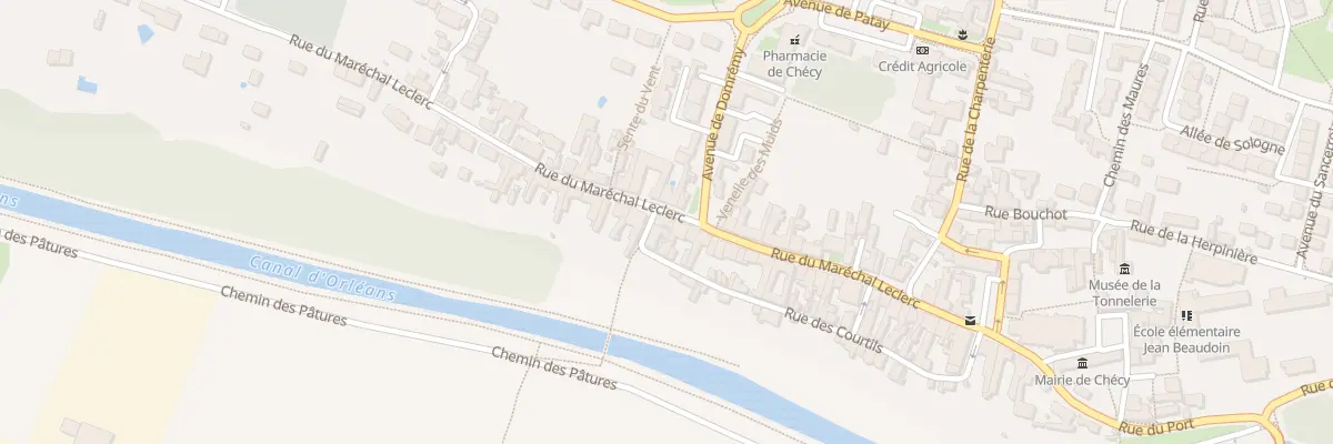 Plan du 57 Rue du Maréchal Leclerc à Chécy