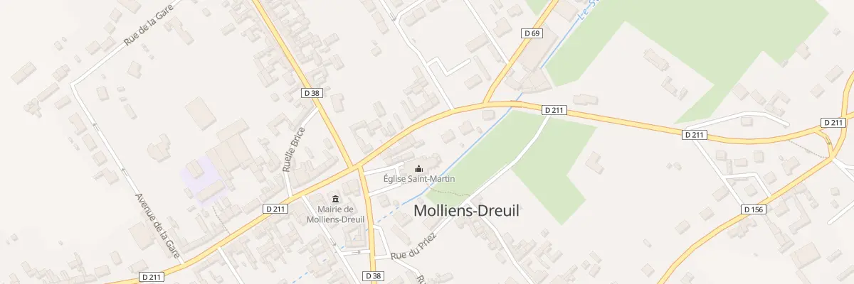 Plan du 17B Rue du Général Leclerc à Molliens-Dreuil
