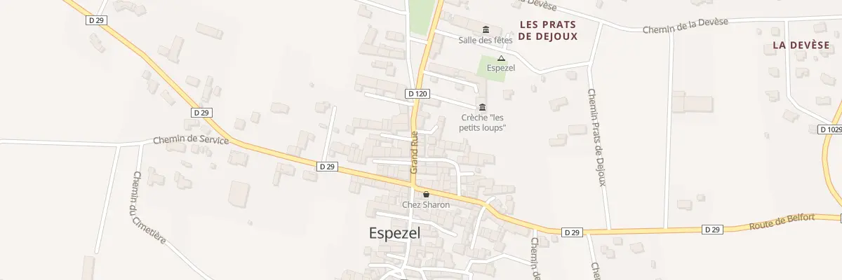 Plan du 6 Rue Grand Rue à Espezel