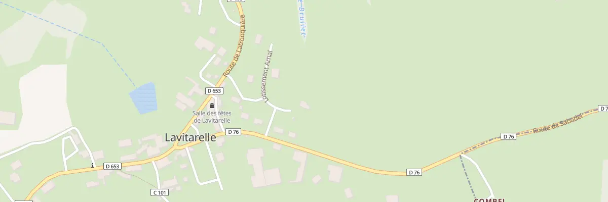 Plan du 5108F Lavitarelle à Montet-et-Bouxal