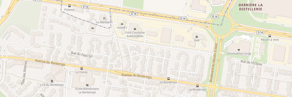 Plan du 53 Rue du Buisson Prunelle à Cergy
