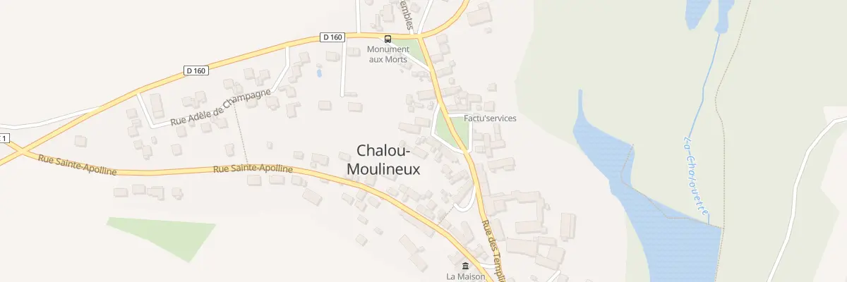 Plan du 10 Pl du Jeu de Paume à Chalou-Moulineux