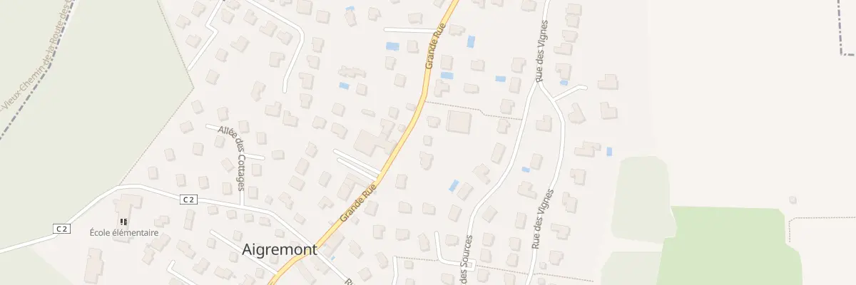 Plan du 5039 Gr Grande Rue à Aigremont