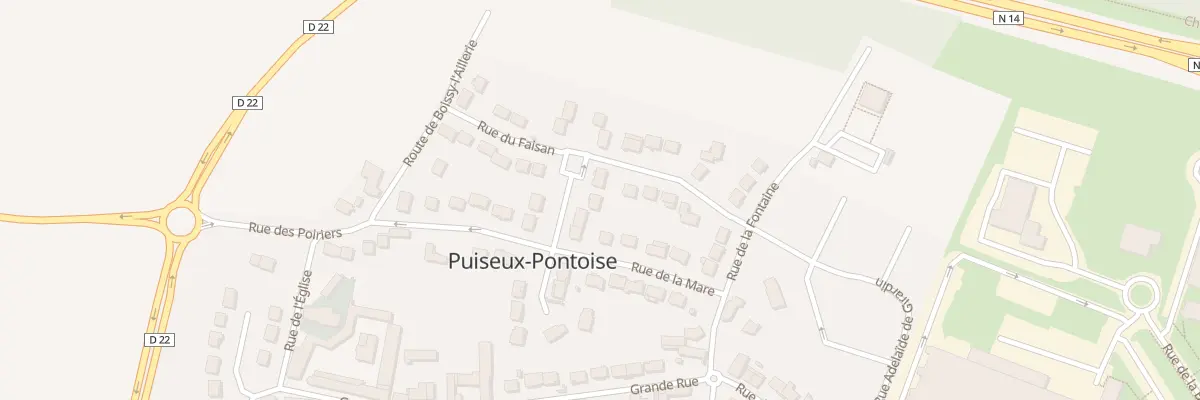 Plan du 6 Rue du Hérisson à Puiseux-Pontoise