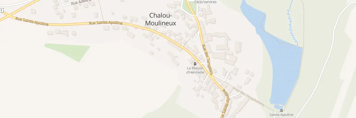 Plan du 42 Rue Sainte Apolline à Chalou-Moulineux