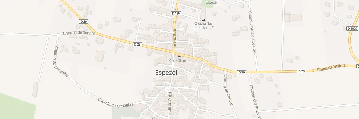 Plan du 4 Rte de Belfort à Espezel