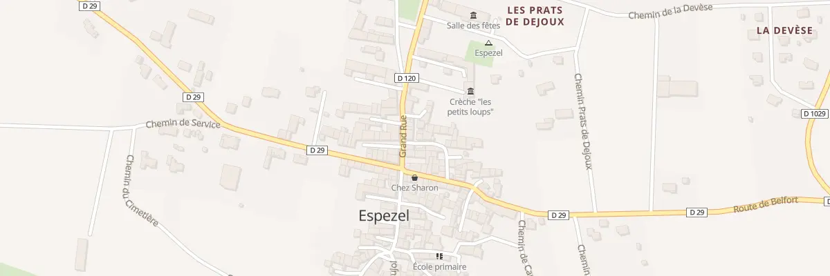 Plan du 5 Grand Rue à Espezel