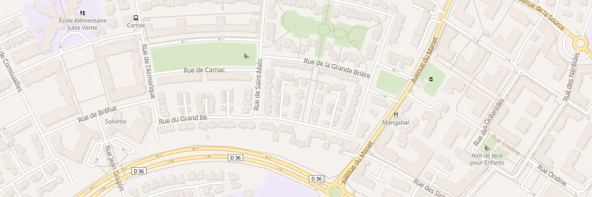 Plan du 7 All de Belle-Ile à Montigny-le-Bretonneux
